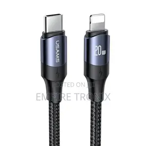 USAMS U71 USB-C to Lightning Cable 2m 20W PD Fast Charge