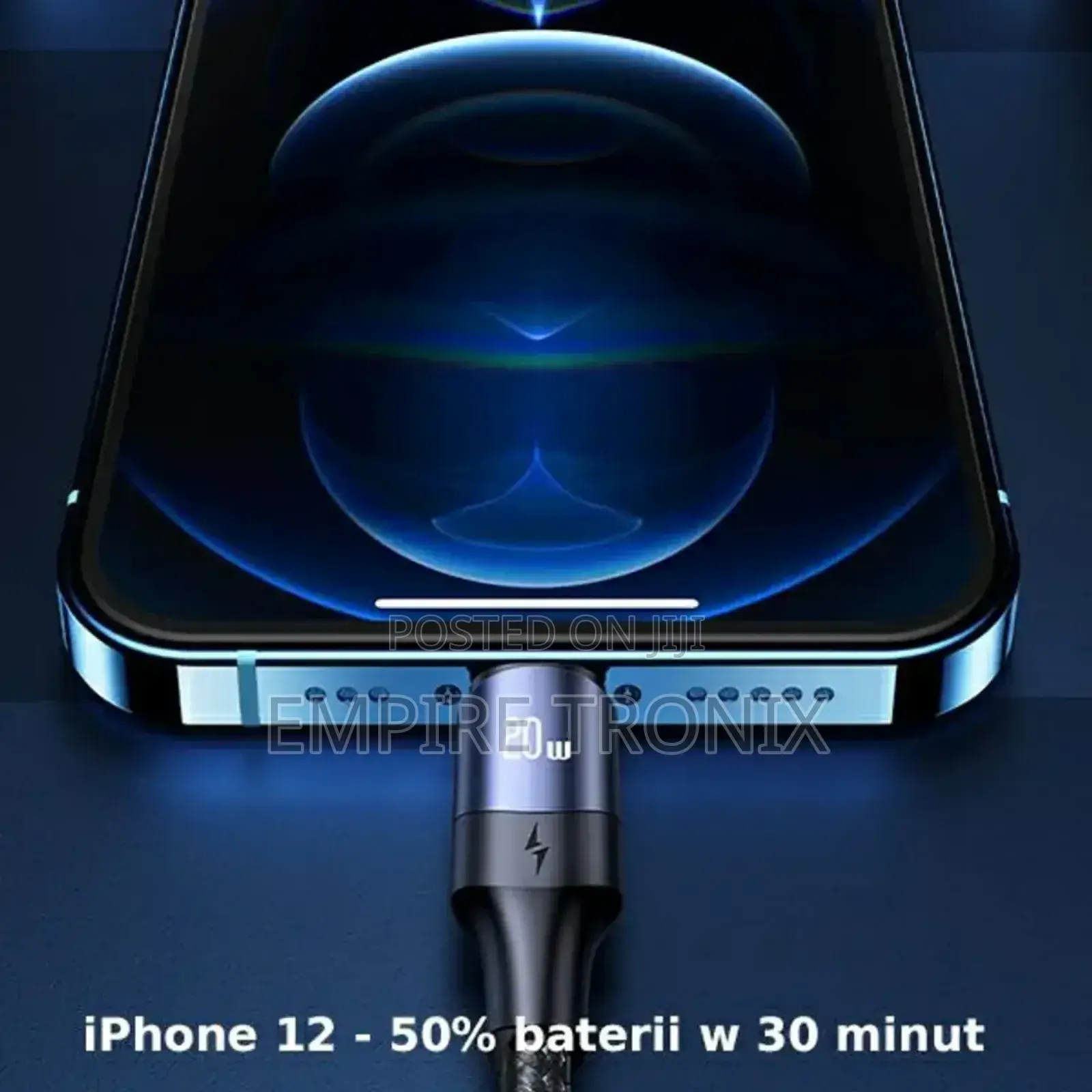 USAMS U71 USB-C to Lightning Cable 2m 20W PD Fast Charge