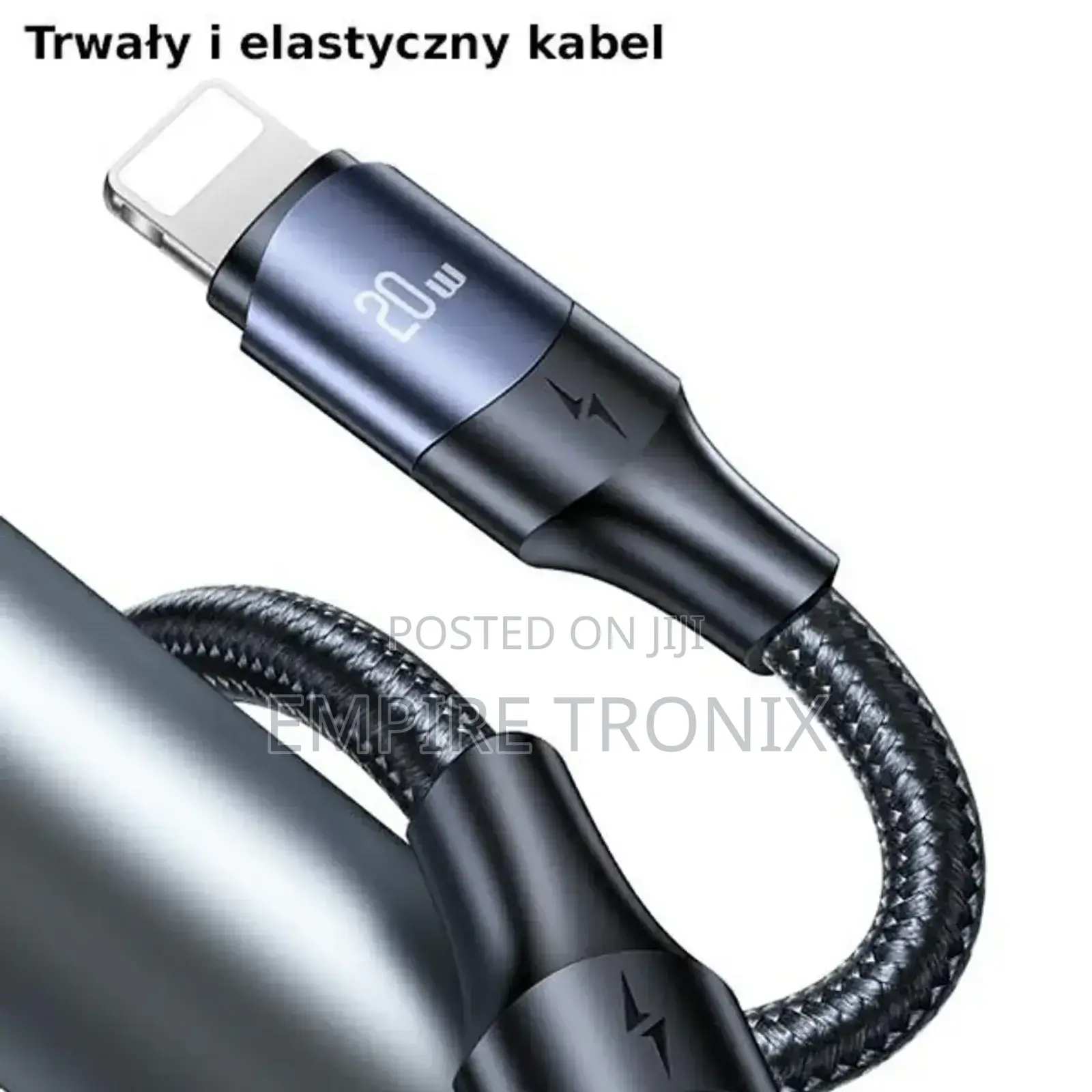 USAMS U71 USB-C to Lightning Cable 2m 20W PD Fast Charge