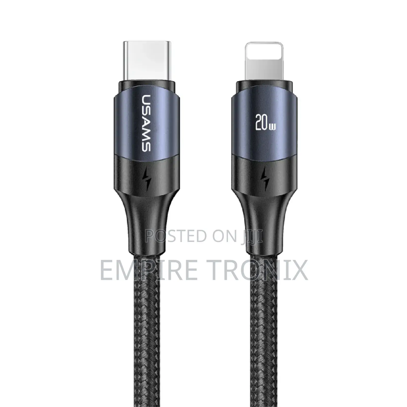 USAMS 20W PD Type-C to Lighting Fast Charging Cable US-SJ523
