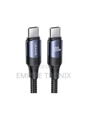 USAMS SJ525 Type-C to Type-C 100W PD Fast Charging 2m