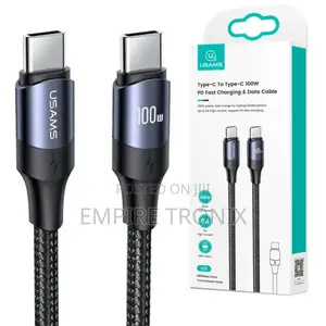 Usams Cable Usb-C to Usb-C 3M 100W Pd Fast Charge Us-Sj526