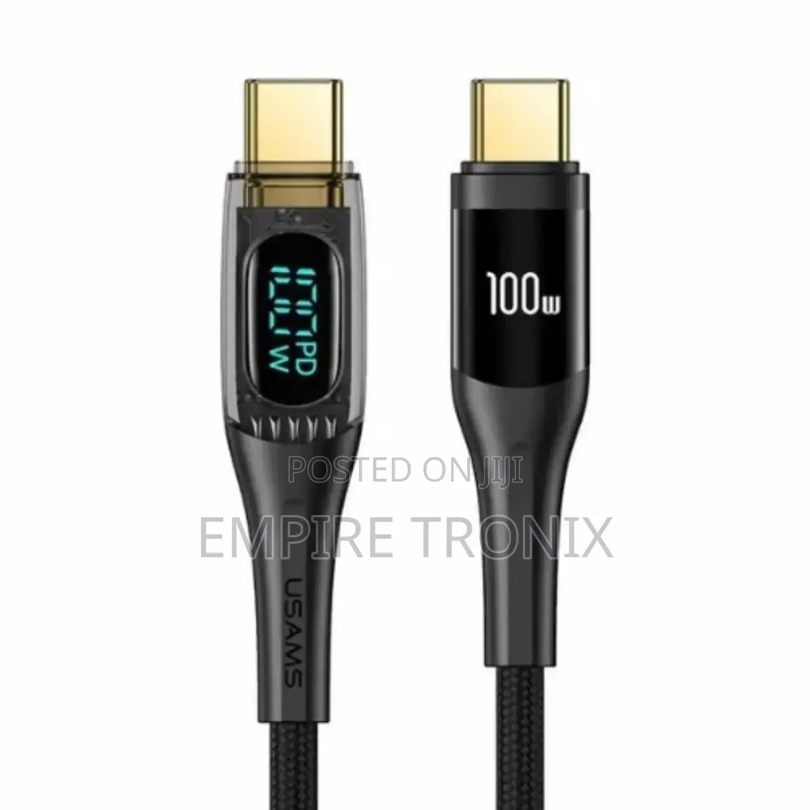 USAMS 3m Type-C to Type-C PD 100W Display Cable SJ591