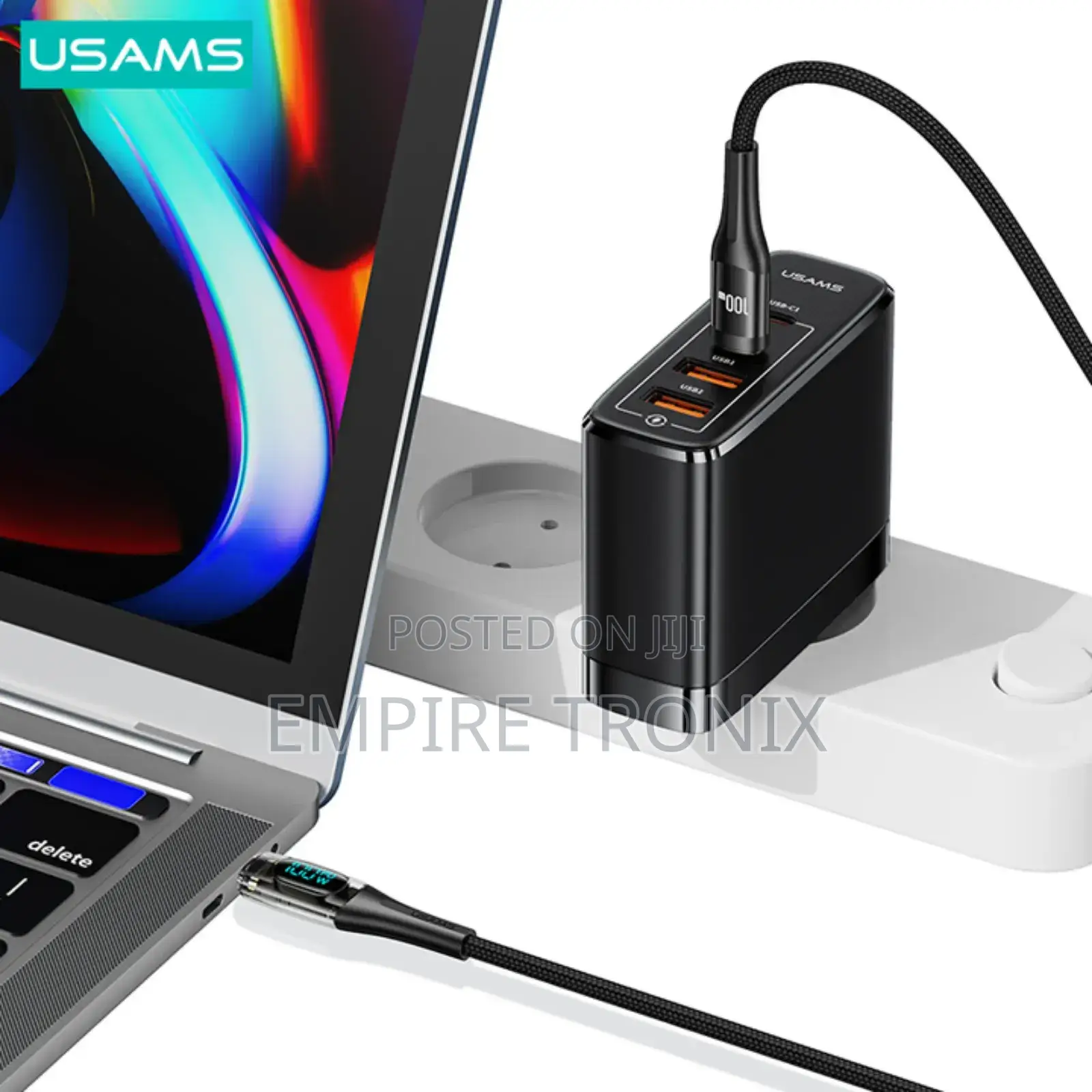 USAMS 3m Type-C to Type-C PD 100W Display Cable SJ591