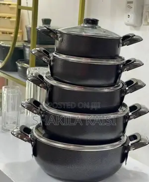 Cookingware/Sufuria Non Sticky 5pcs