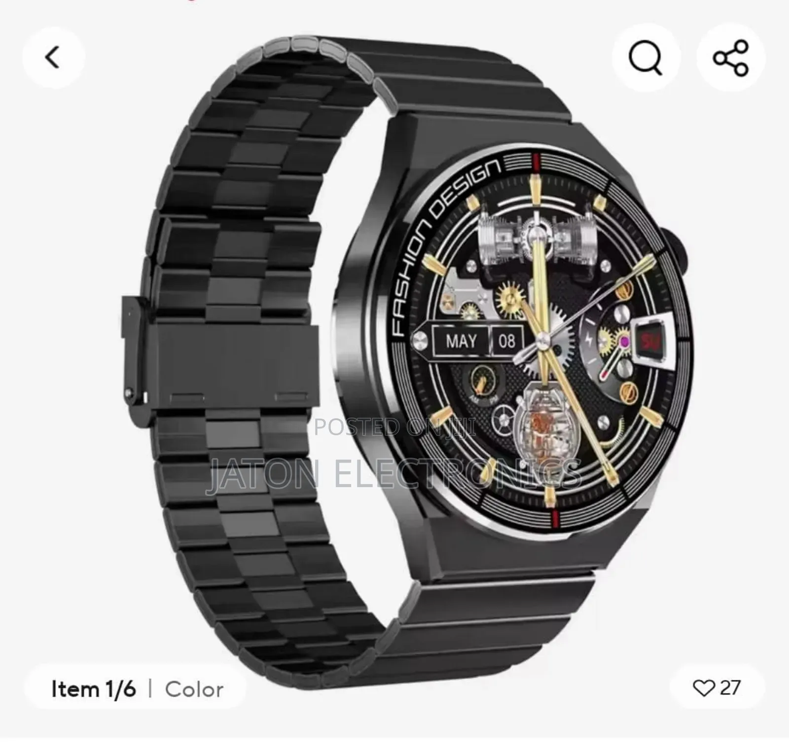 Model Gt-3 Max Smart Watch(Mkanda Mmoja)