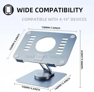 Portable Stand 360 Rotating Adjustable Tablet Stand For Desk