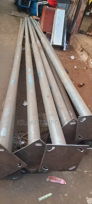 Galvanize Poles 6m Heights for Street Light