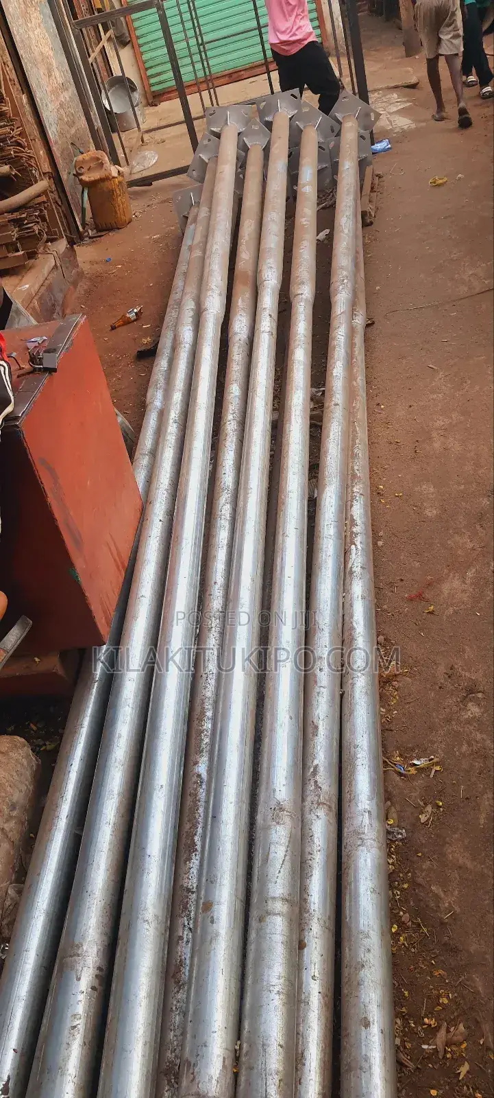 Galvanize Poles 6m Heights for Street Light