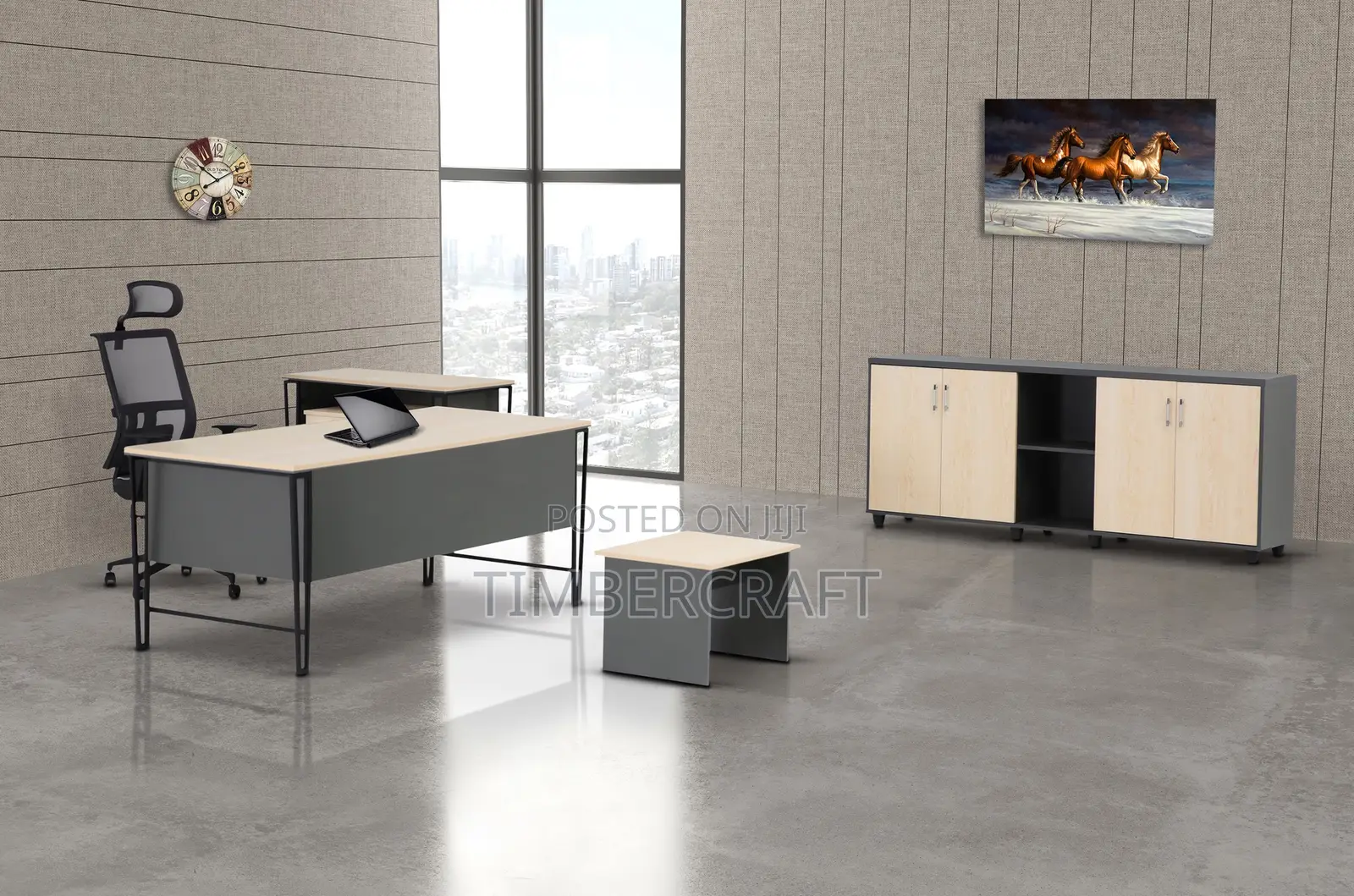 Silver Eco Desk