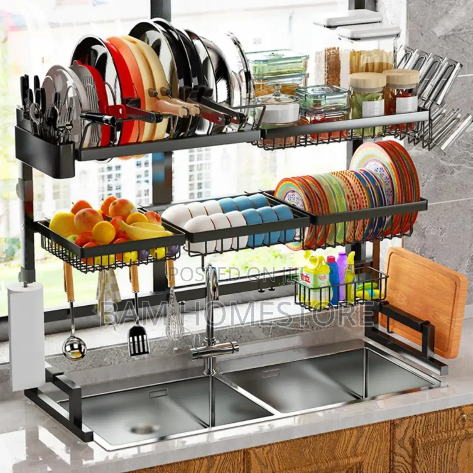 Oversink Kitchen Rack
