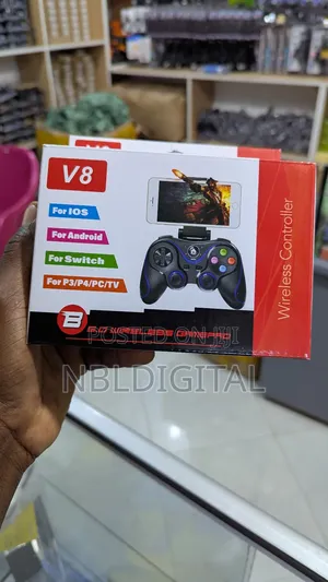 V8 Wireless Game Controller for Android Ios Tv Ps3 and Pc