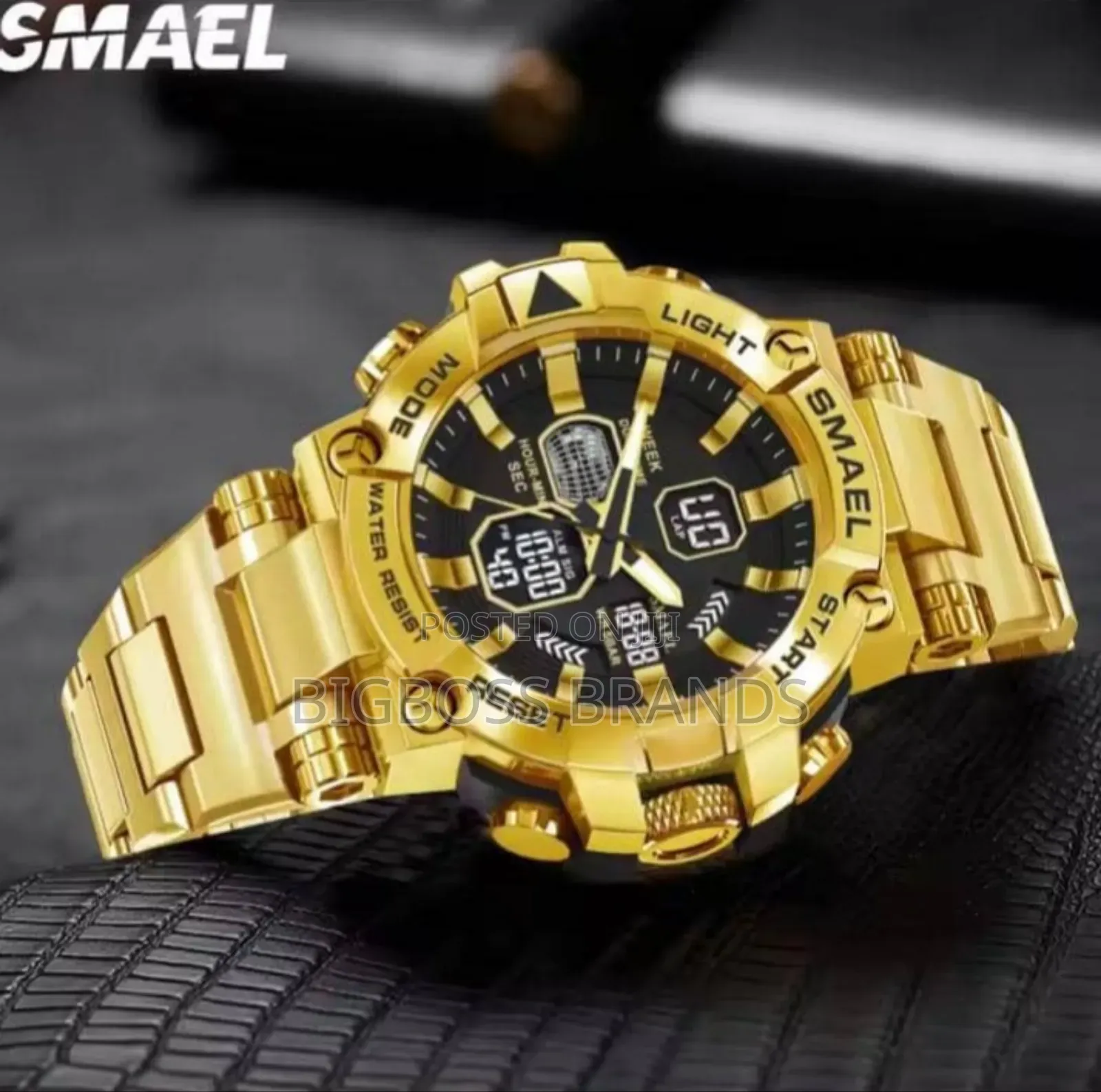 Smael Digital and Analogy Watch