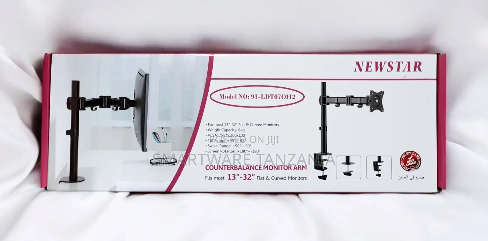 Single Monitor Desk Mount For 13 To 32 Inch Screens