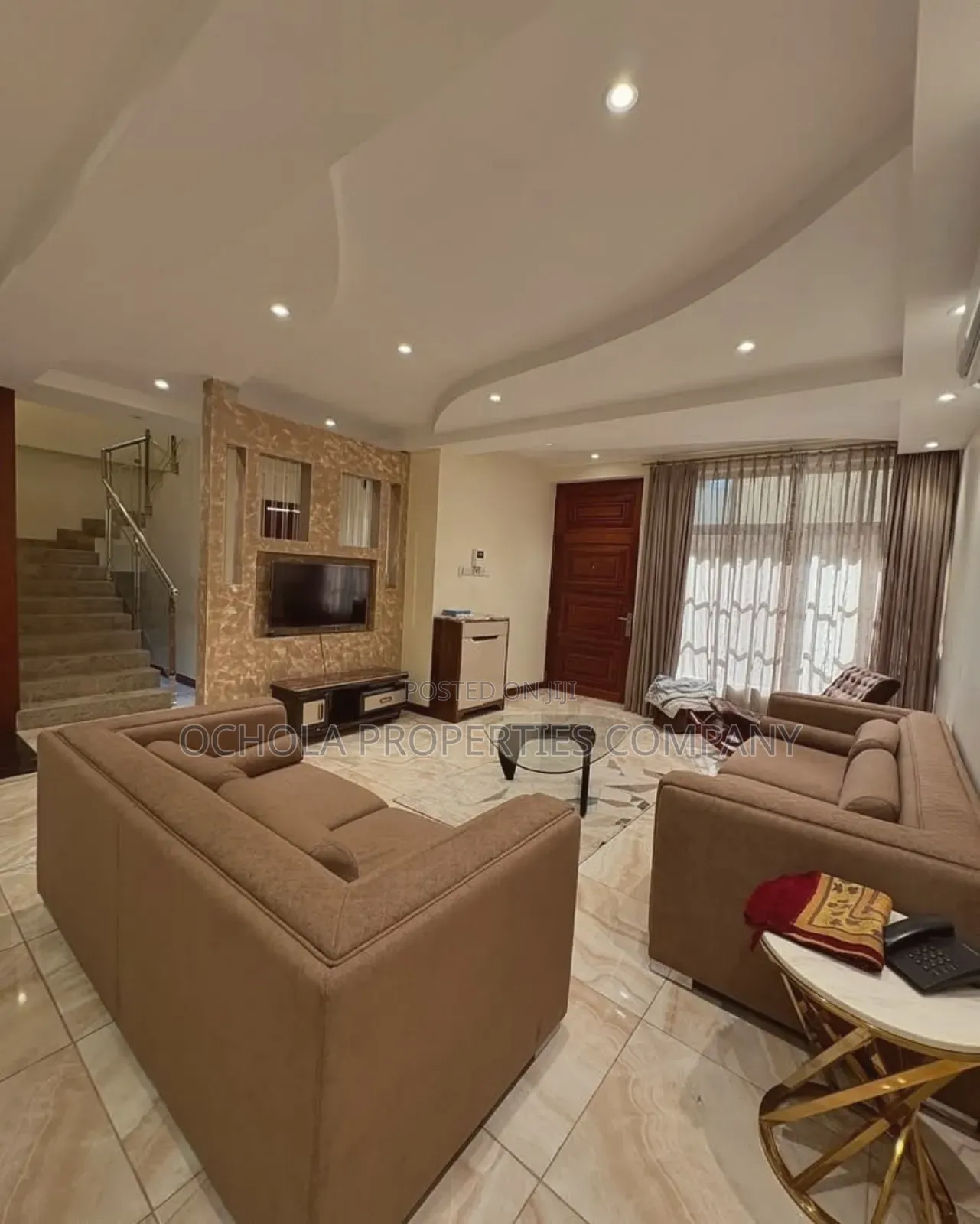 Furnished 3bdrm Villa in Ada Estate for rent