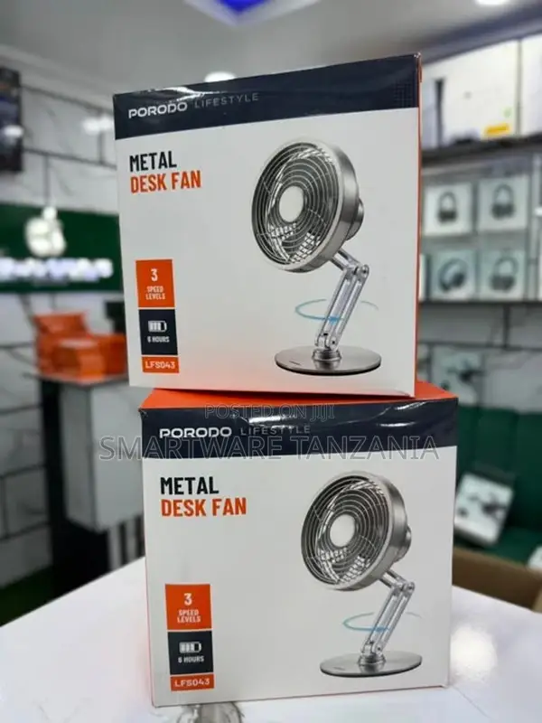 Table Fan For Bedroom Travel Desktop Silver | Home Garden