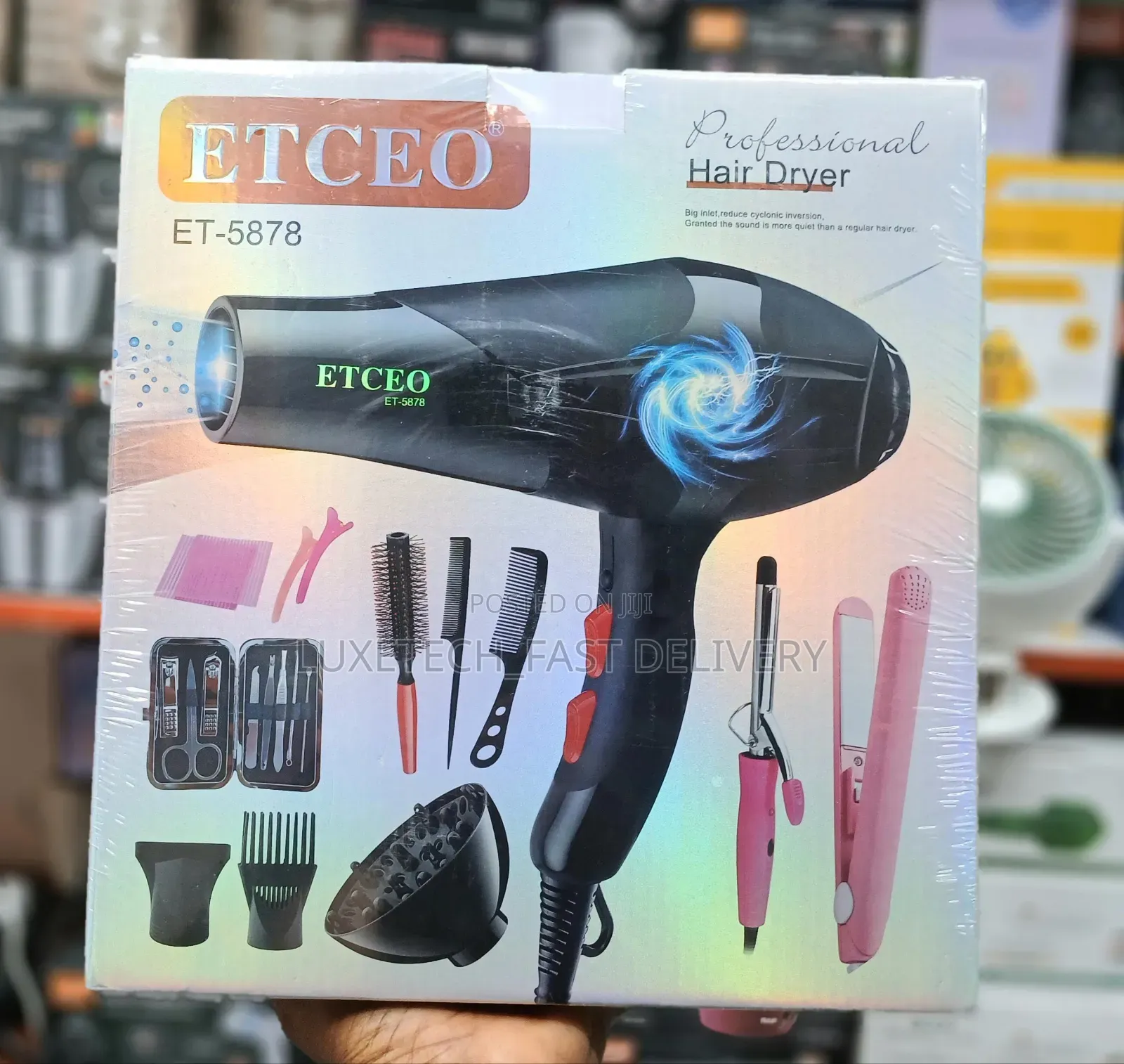 Etceo Professional Hair Dryer Et-5878 for Hair Style,Drying