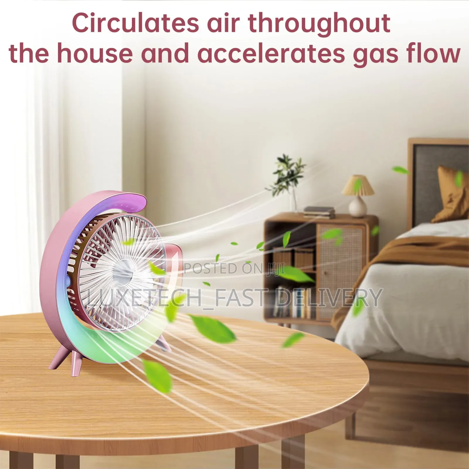 Rotatable Mini Desktop Fan