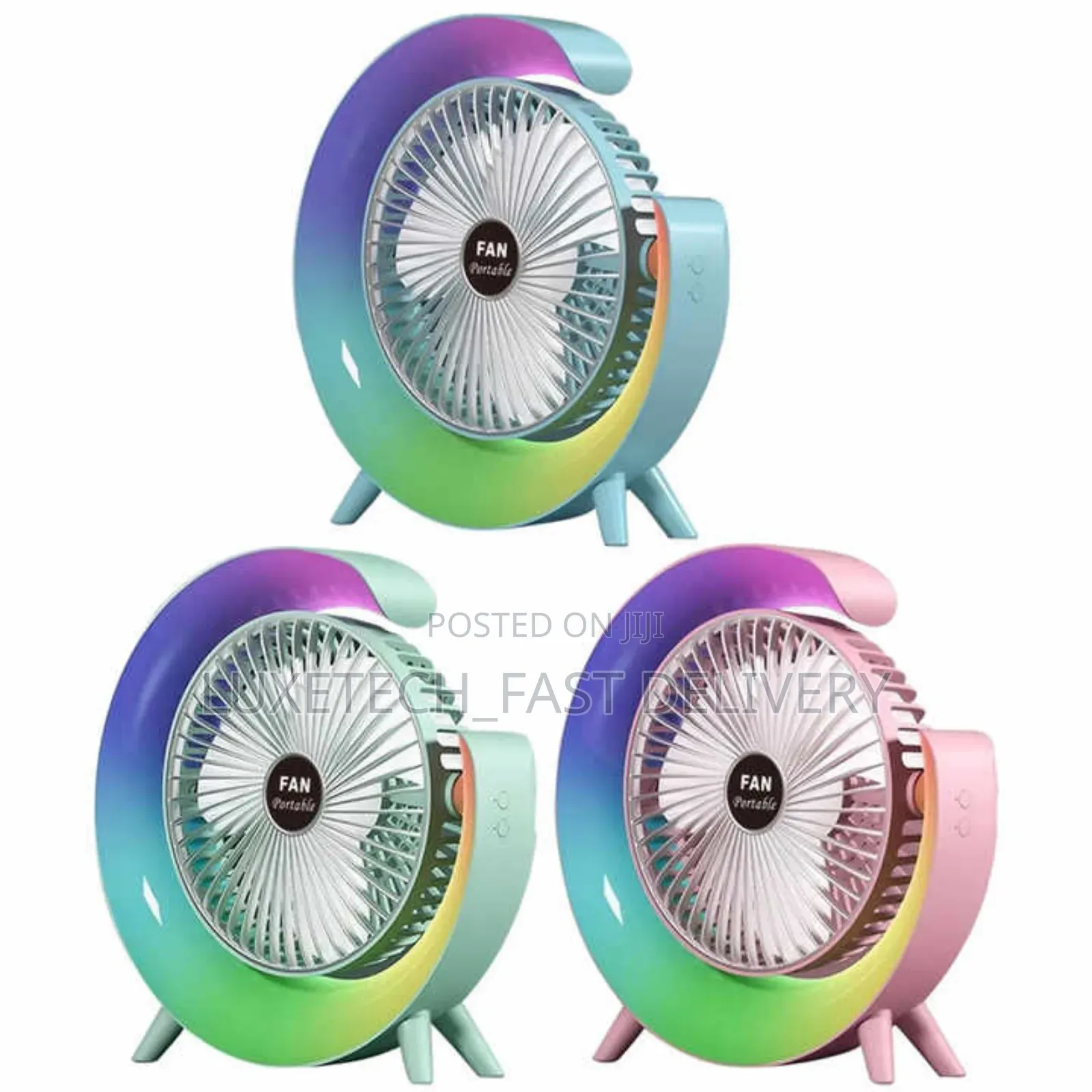 Portable Mini Desktop Fan Rechargeable