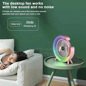Portable Mini Desktop Fan Rechargeable