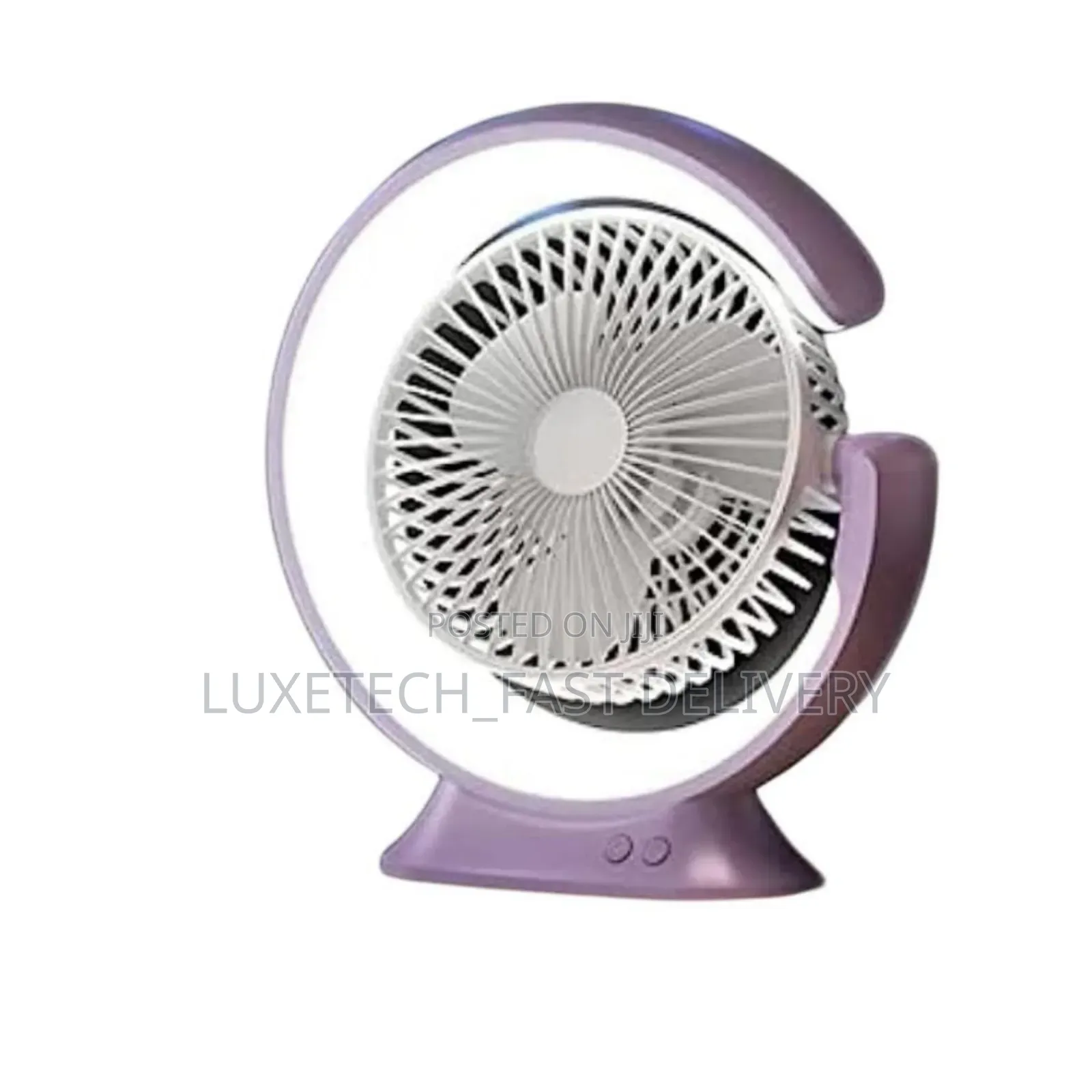 Portable Usb Desk Fan With Lights