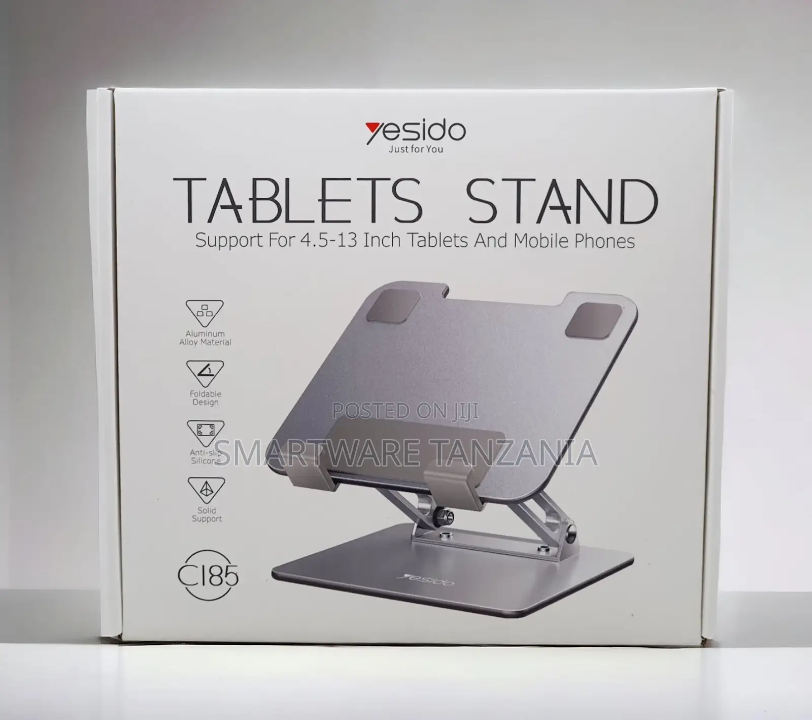 Foldable iPad Stand, Fully Adjustable Desktop Tablet Holder