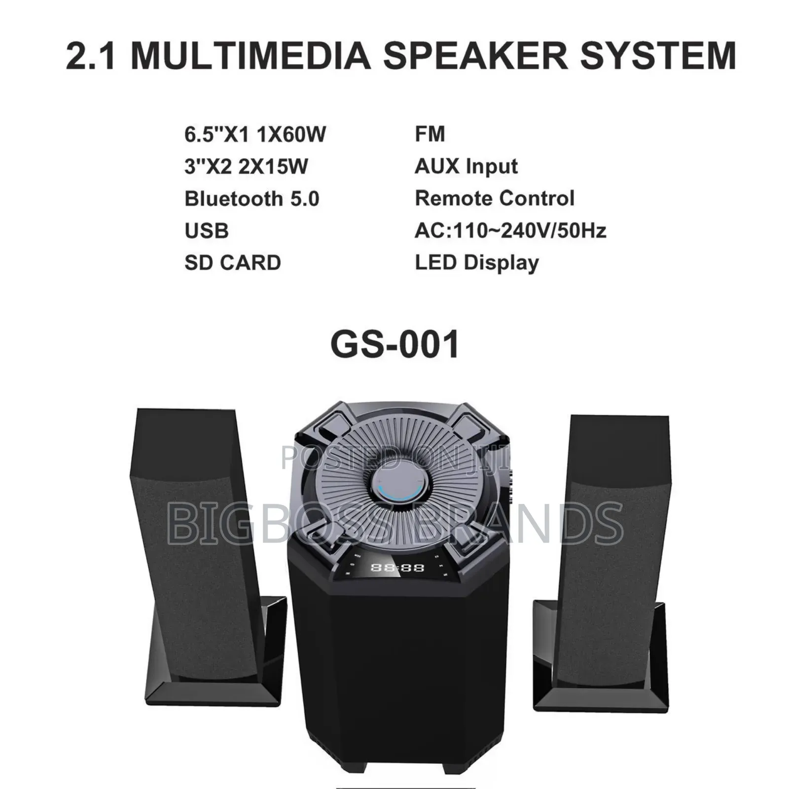 Globalstar Subwoofer Gs-001 2.1