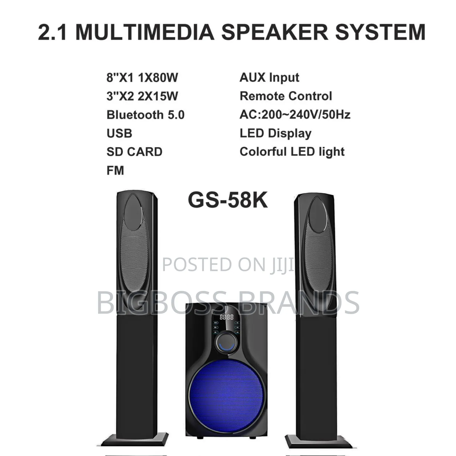 Globalstar Subwoofer 2.1
