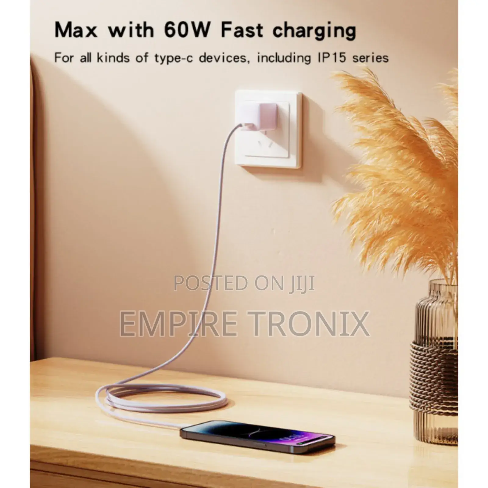 Yesido Ca164 2 Meters 60w Fast Charging Data Cable