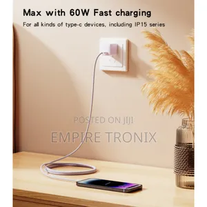 Yesido Ca164 2 Meters 60w Fast Charging Data Cable