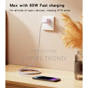 Yesido Ca164 2 Meters 60w Fast Charging Data Cable