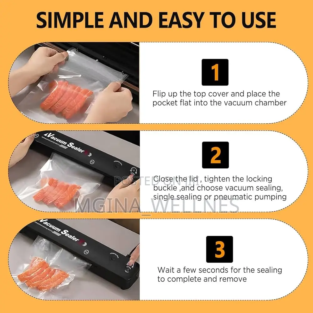 Automatic Vacuum Sealer With 10 Vacuum Bags