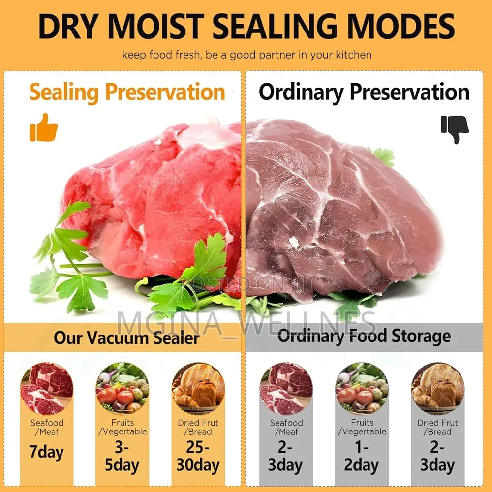 Automatic Vacuum Sealer With 10 Vacuum Bags