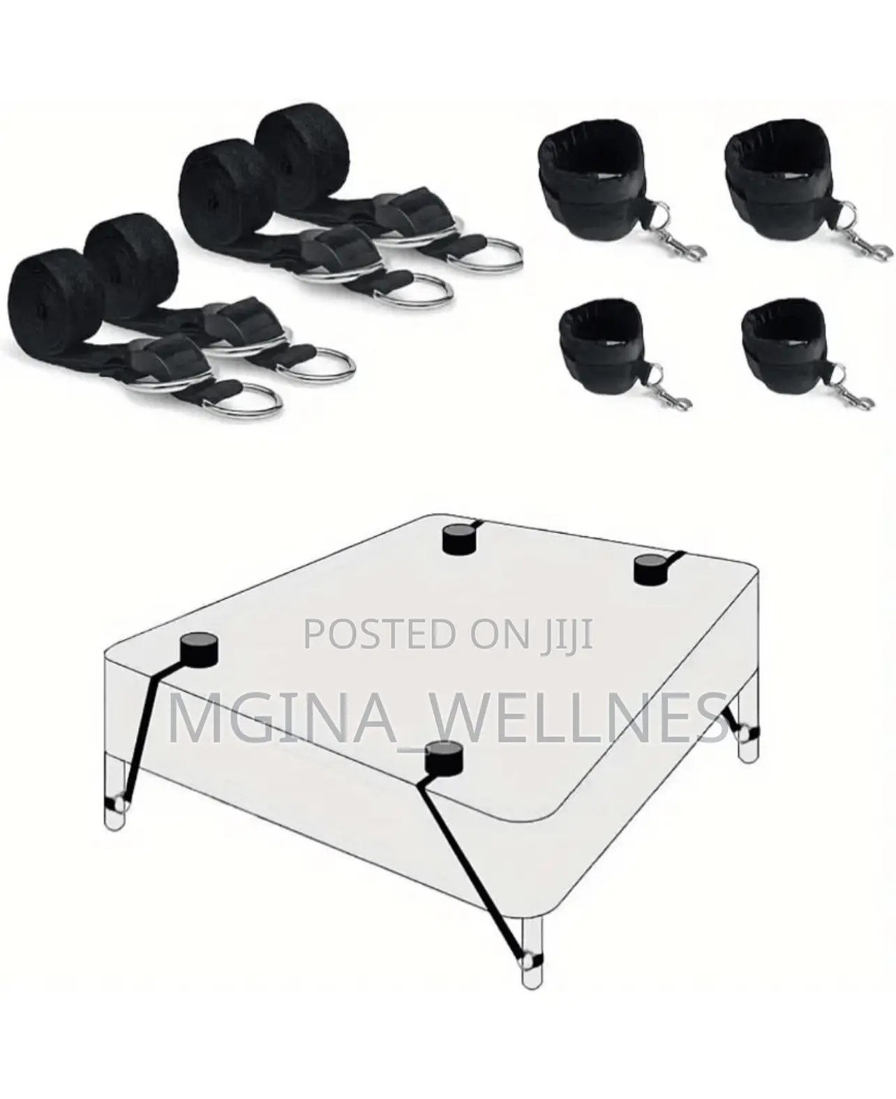 Simple Girlfriend Wife Belt With Hands and Feet Cuffs