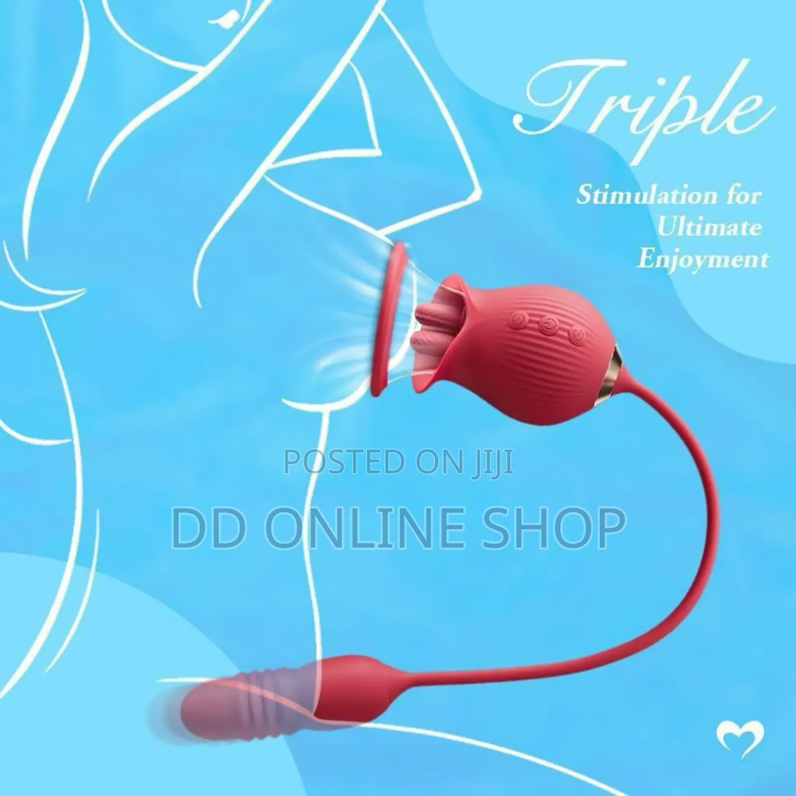 Pulsating Rose Vibrator