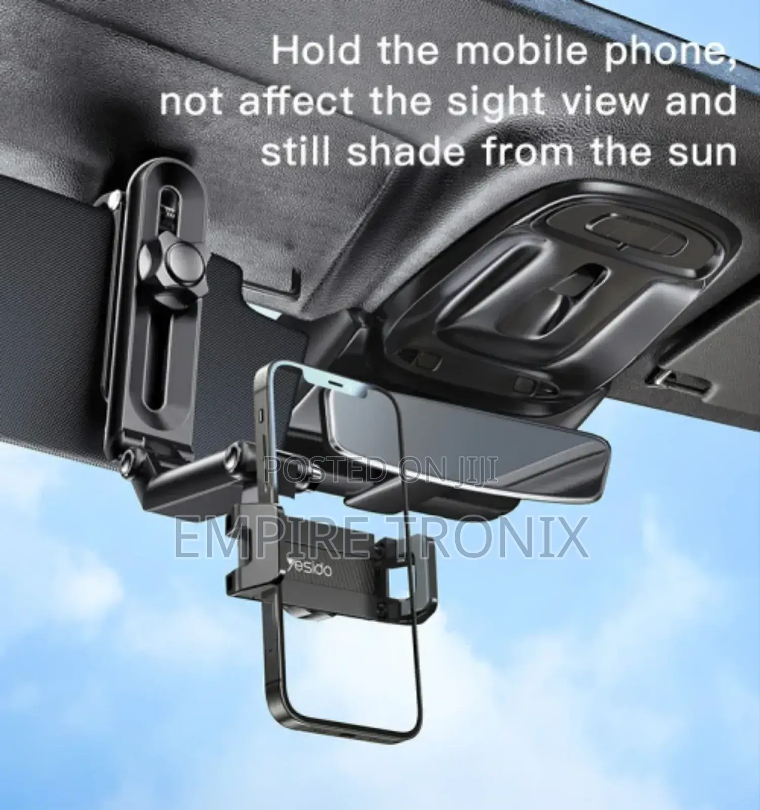 Yesido C194 Car Phone Mount | Sun Visor Phone Holder