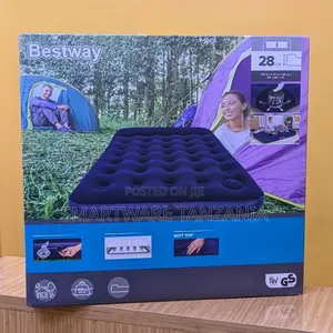 Camping Air Mattress Inflatable Bed With Hand Air Pump