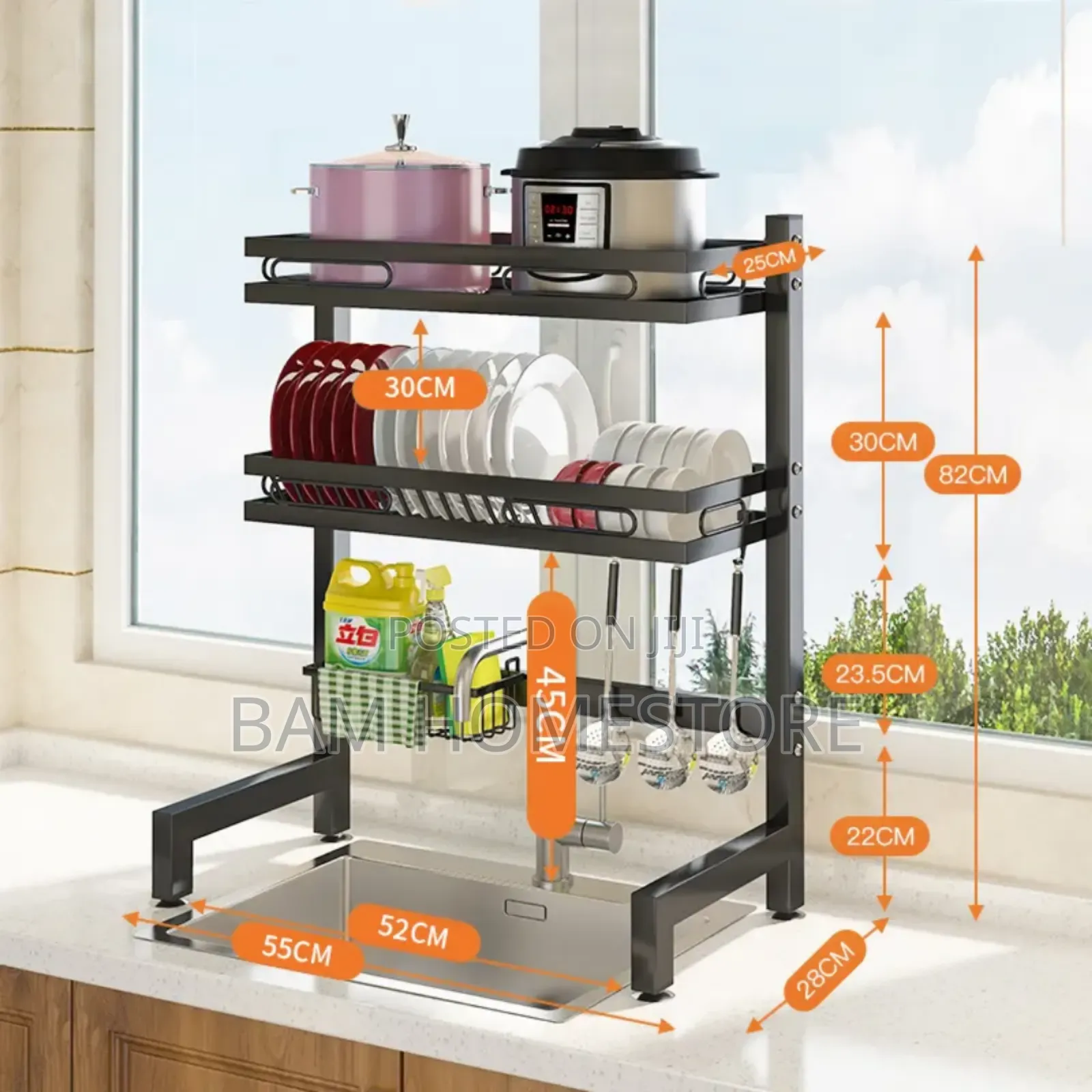 Oversink Rack Upana Wa 55cm