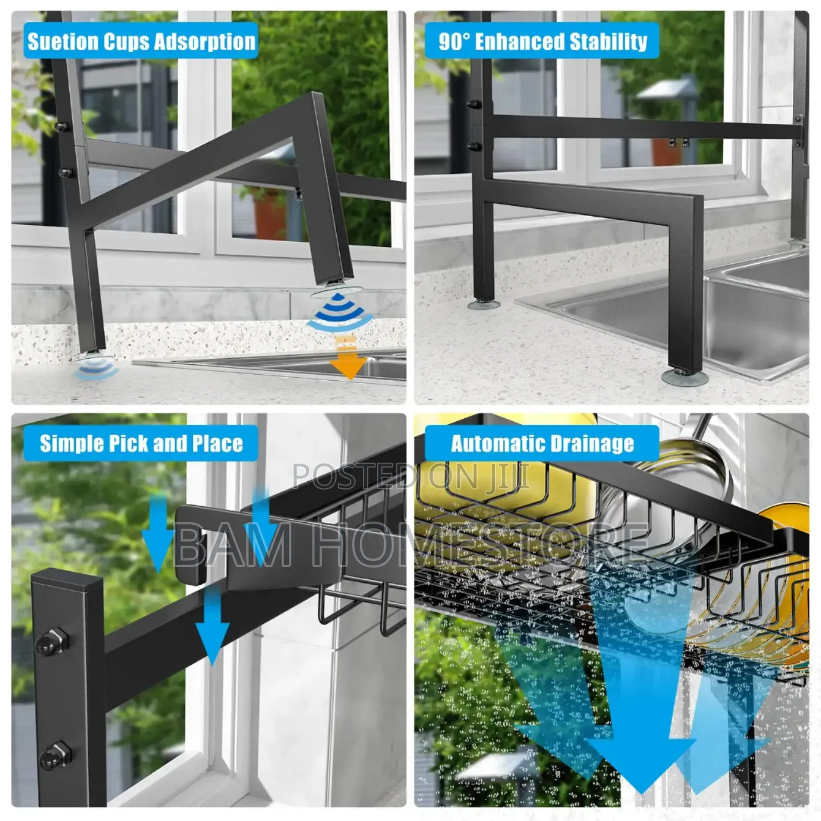 Oversink Rack Upana Wa 90cm