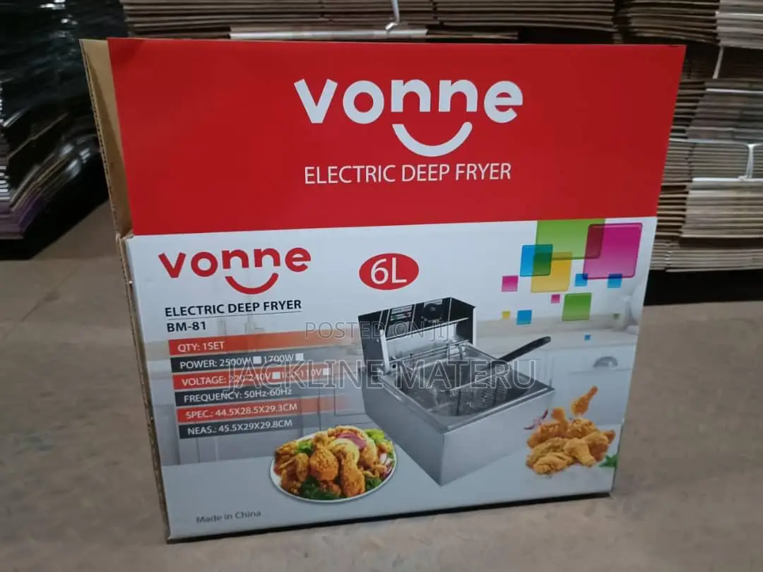 Vonne Deep Fryer 6ltr