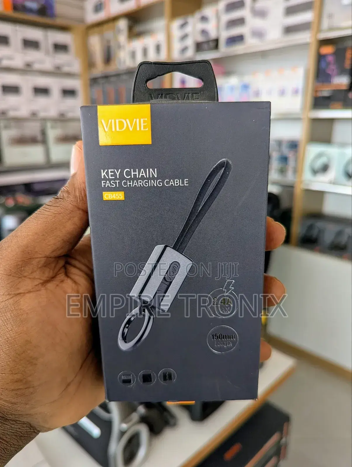 Vidvie Key Chain Fast Charging Cable Cb455