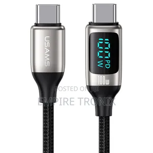 Usams Us-Sj558 U78 2m Pd100w Type-C Fast Charger