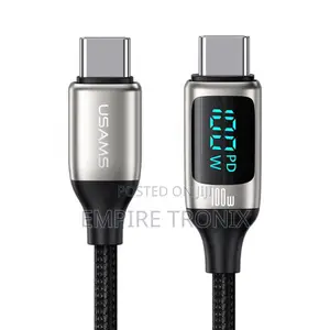 Usams Sj559 3m Pd100w Type-C to C Fast Charging Cable