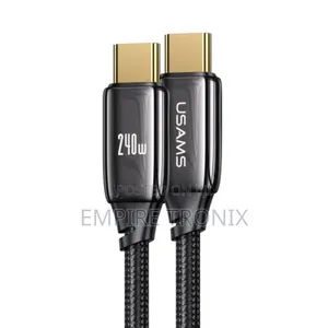 Usams Sj581 2m Type-C to C 240w Pd3.1 Charging Data Cable
