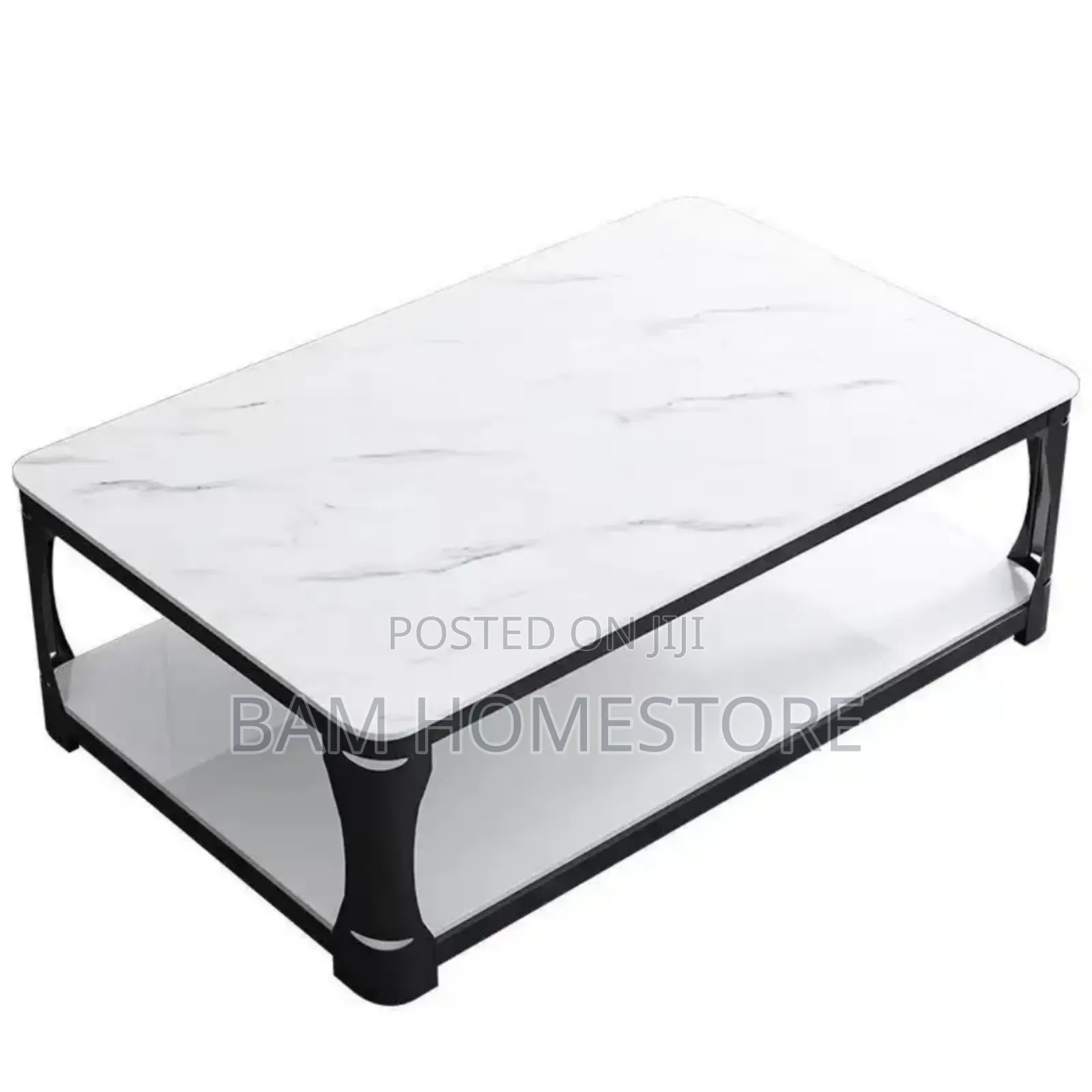 Classic Tempered Marble Glass Table