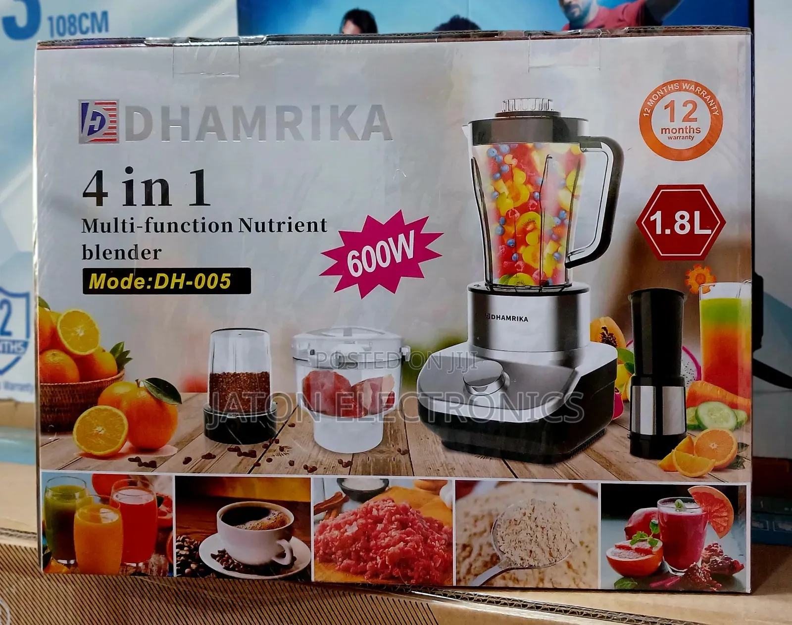 *Dhamrika Multi Function Blender 4in1 L1.8