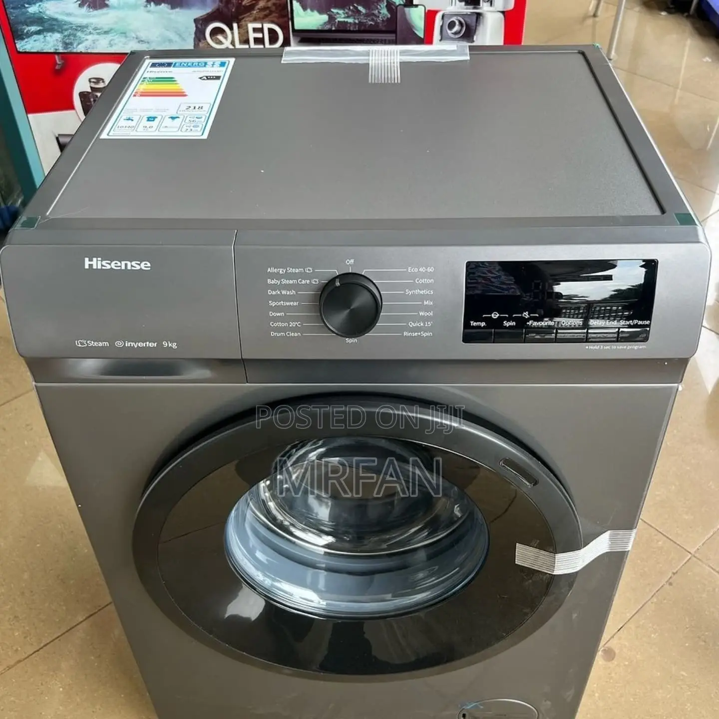 Hisense Automatic Washing Machine 9kg .