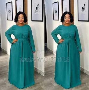 Women's Clothes Afrcan Style High-Waist Slim Big Swing Dress