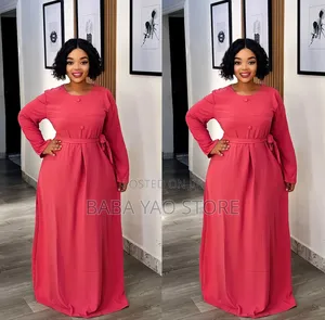 Women's Clothes Afrcan Style High-Waist Slim Big Swing Dress