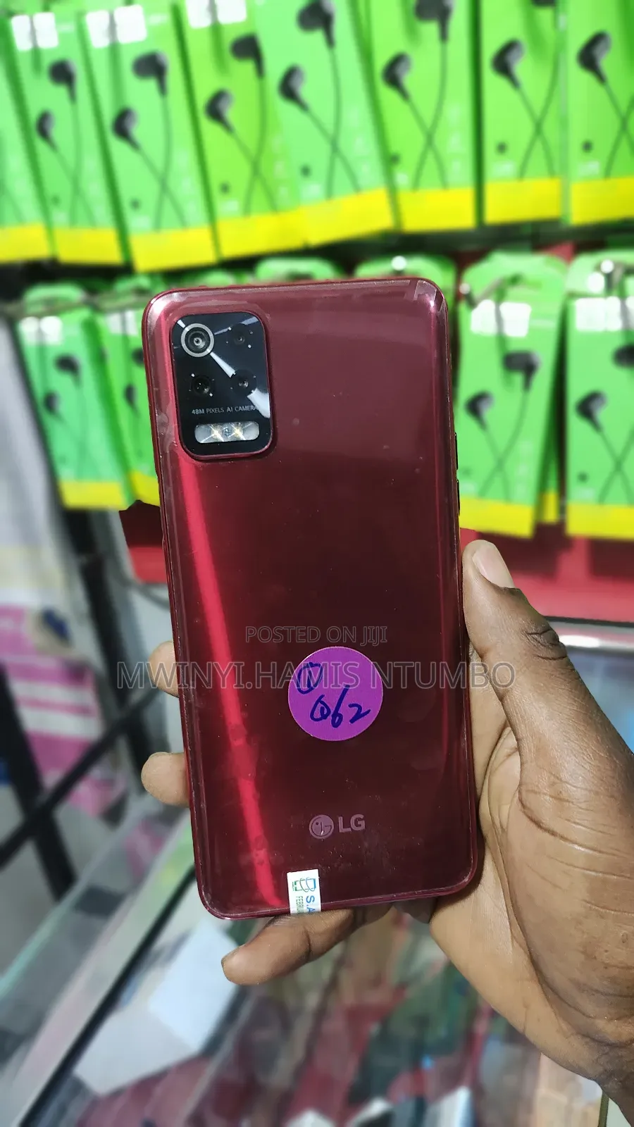 LG K62 128 GB Red